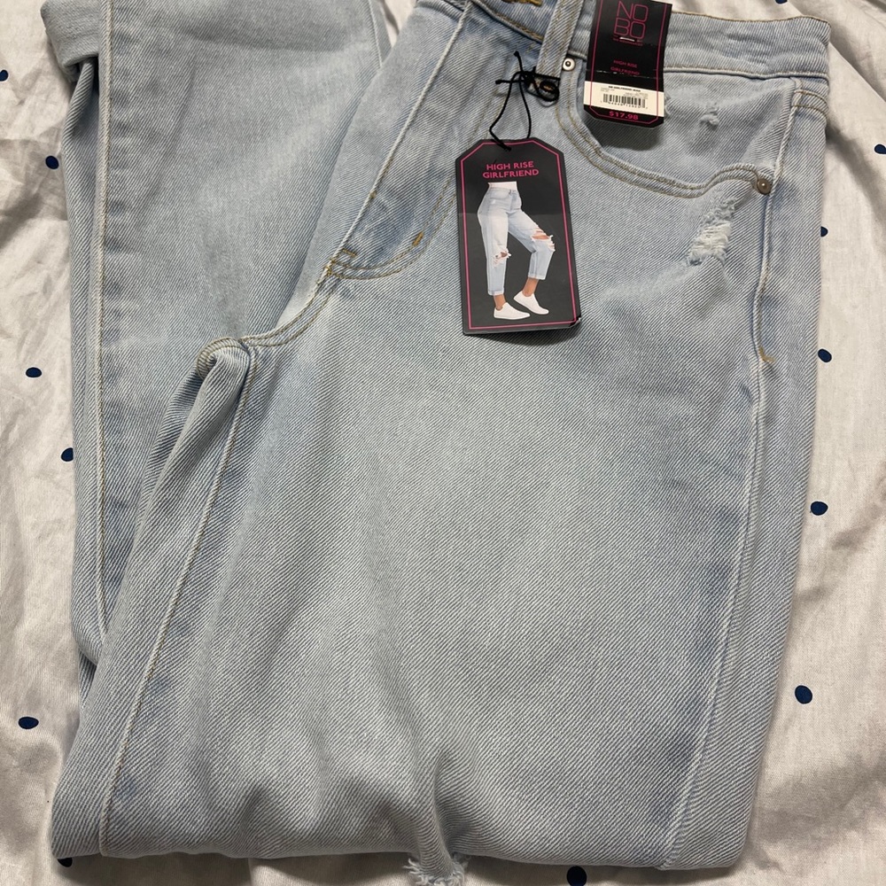 No boundaries hi rise denim pants